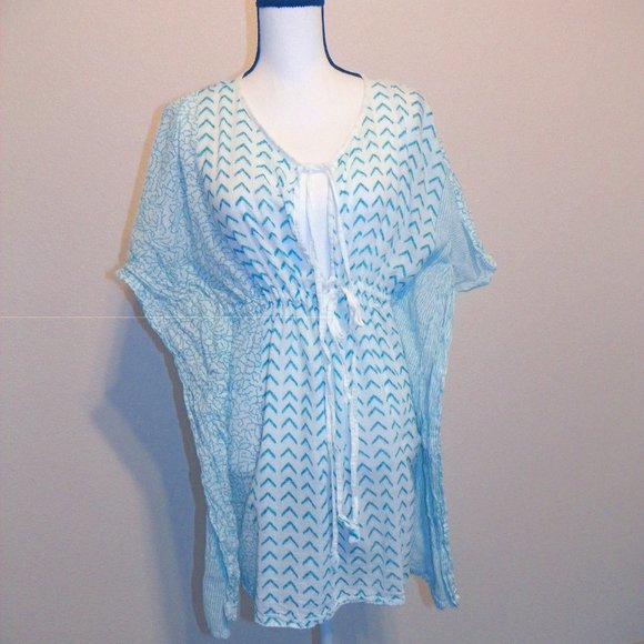 Beach by Exist Other - Light Swim Suit Cover Up Teal Green Turquoise